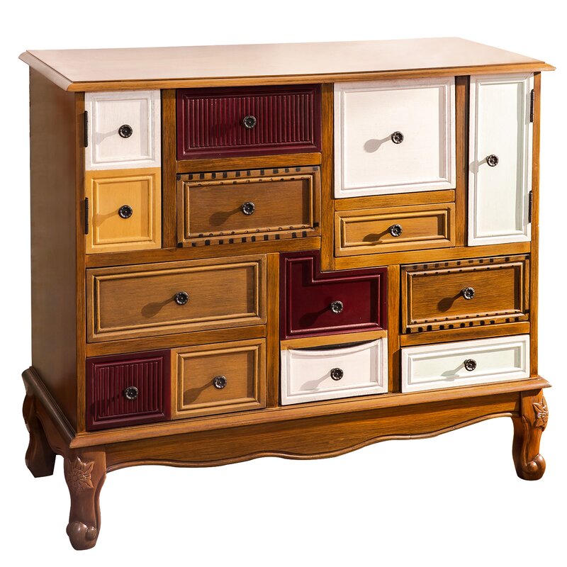 August Grove Ailbe 9 Drawer Accent & Reviews Wayfair